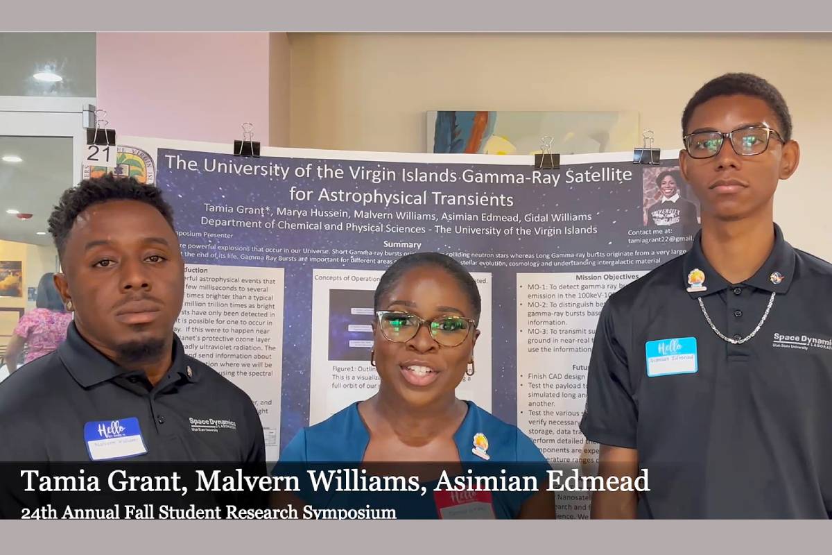 Students at the Fall 2023 Research Symposium 