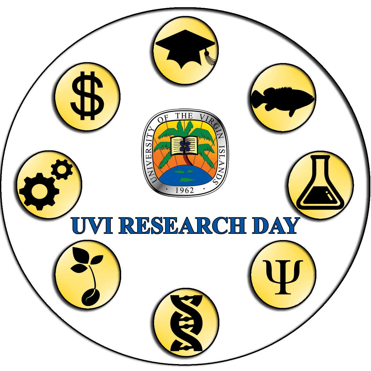 research day logo white
