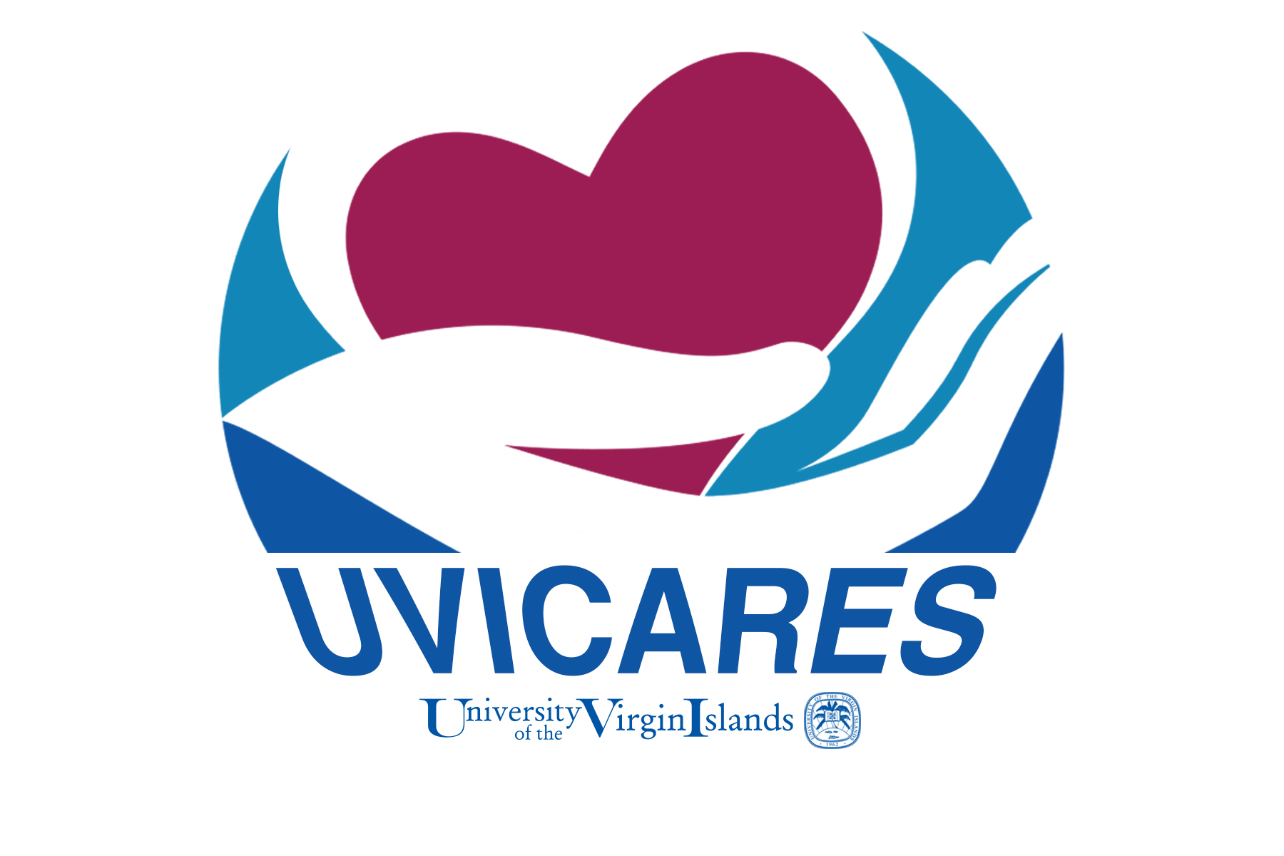 UVI Cares Logo