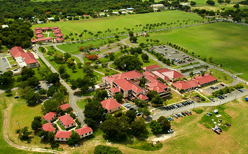 Aerial of AAS Campus