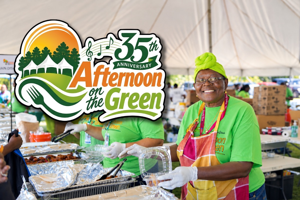 Serving Food on the Green
