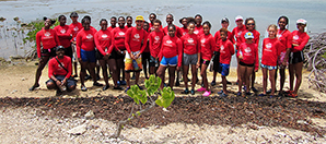 Youth Ocean Explorers pose for photo