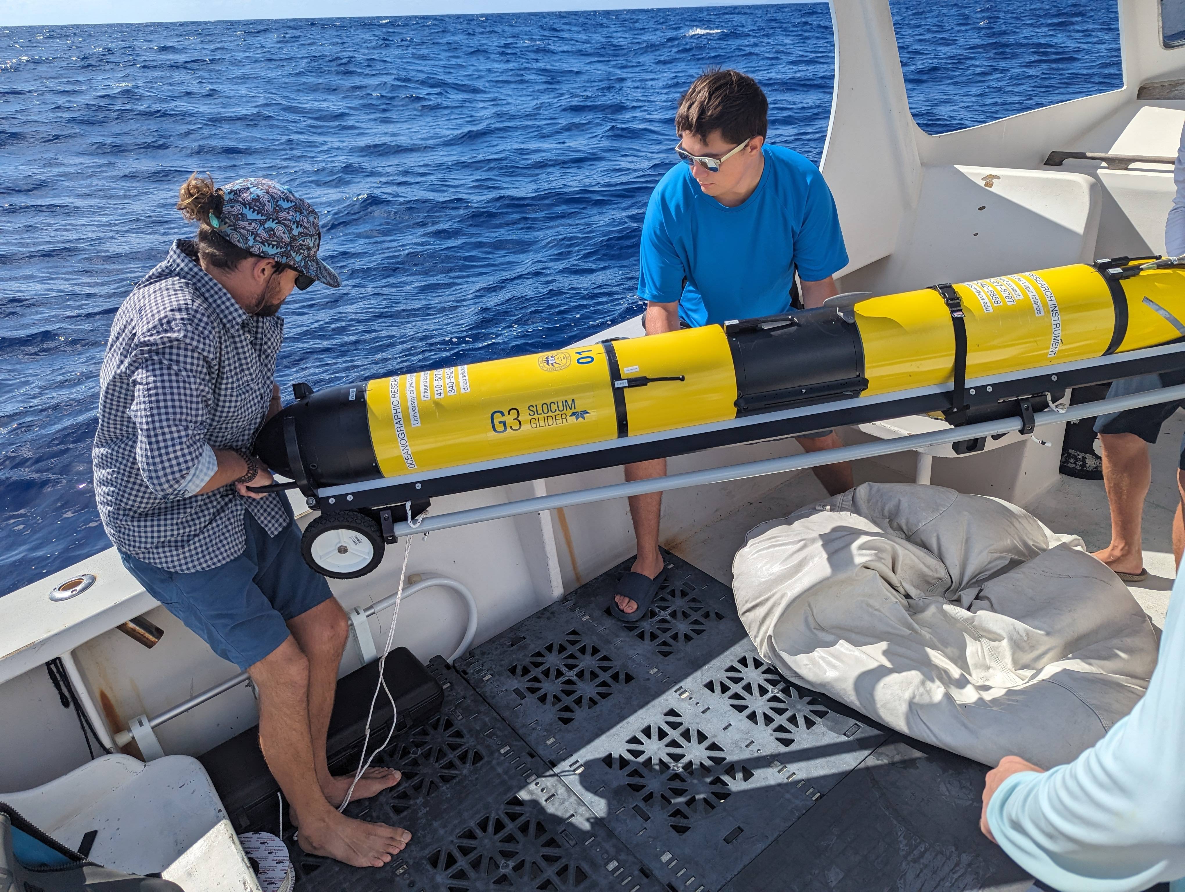 Preparing for glider launch