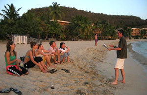 Lecture on Beach