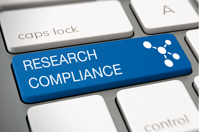 Keyboard Key named Research Compliance