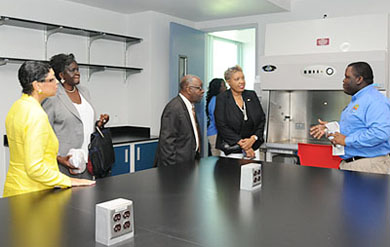 SGA provides tours of new UVI lab facilities on St. Croix