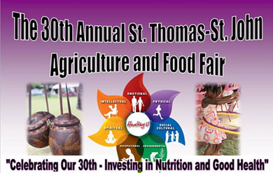 Flyer for STT-STJ Ag and Food Fair 2013
