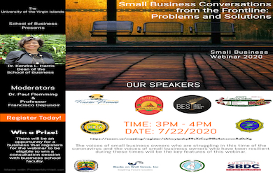 School of Business Webinar Event Flyer