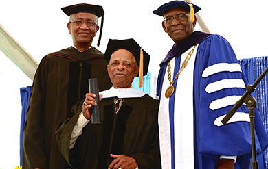 UVI Awarded Clarke an honorary doctorate in May of 2014 for his significant contributions.