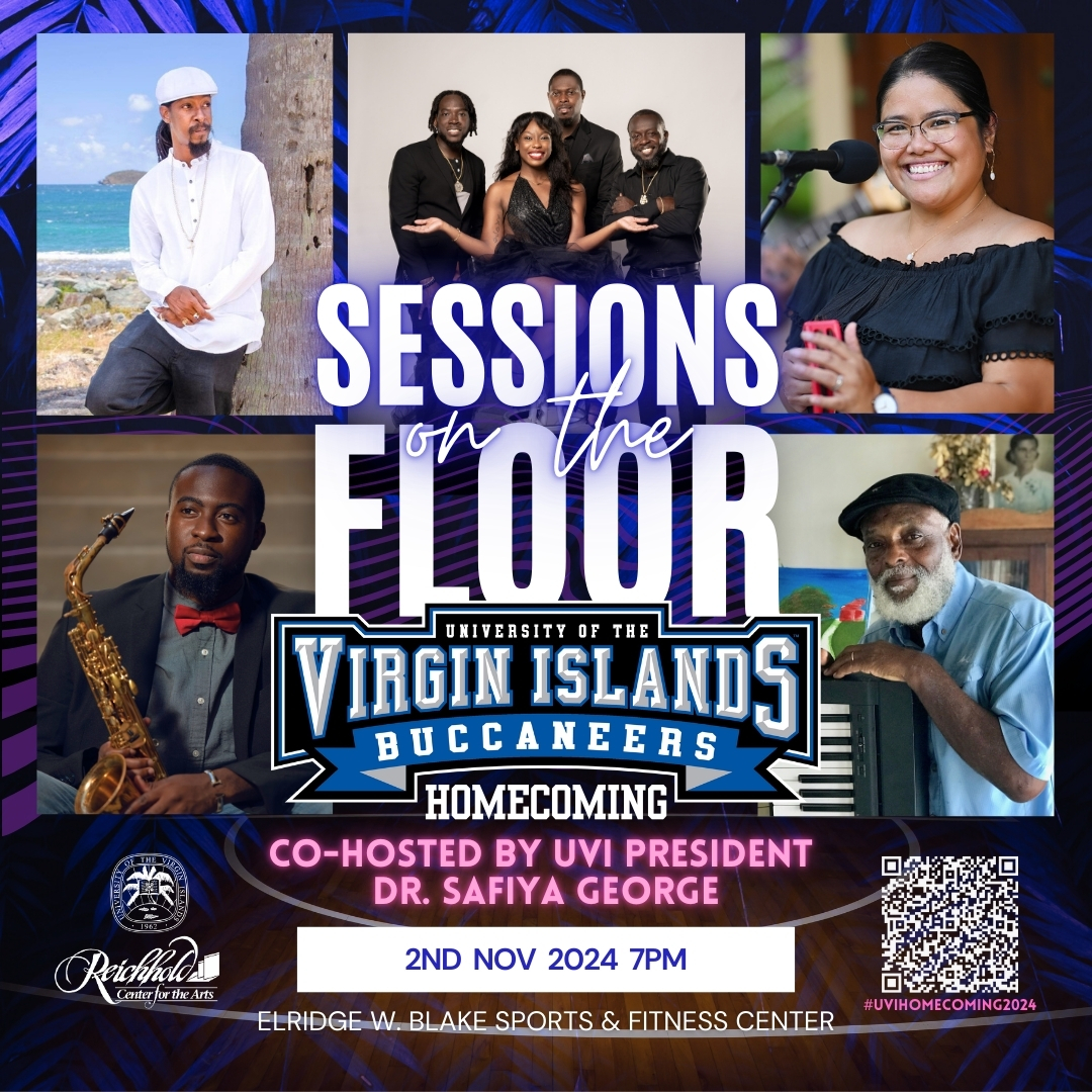 RCA Sessions on the Floor UVI Homecoming Flyer