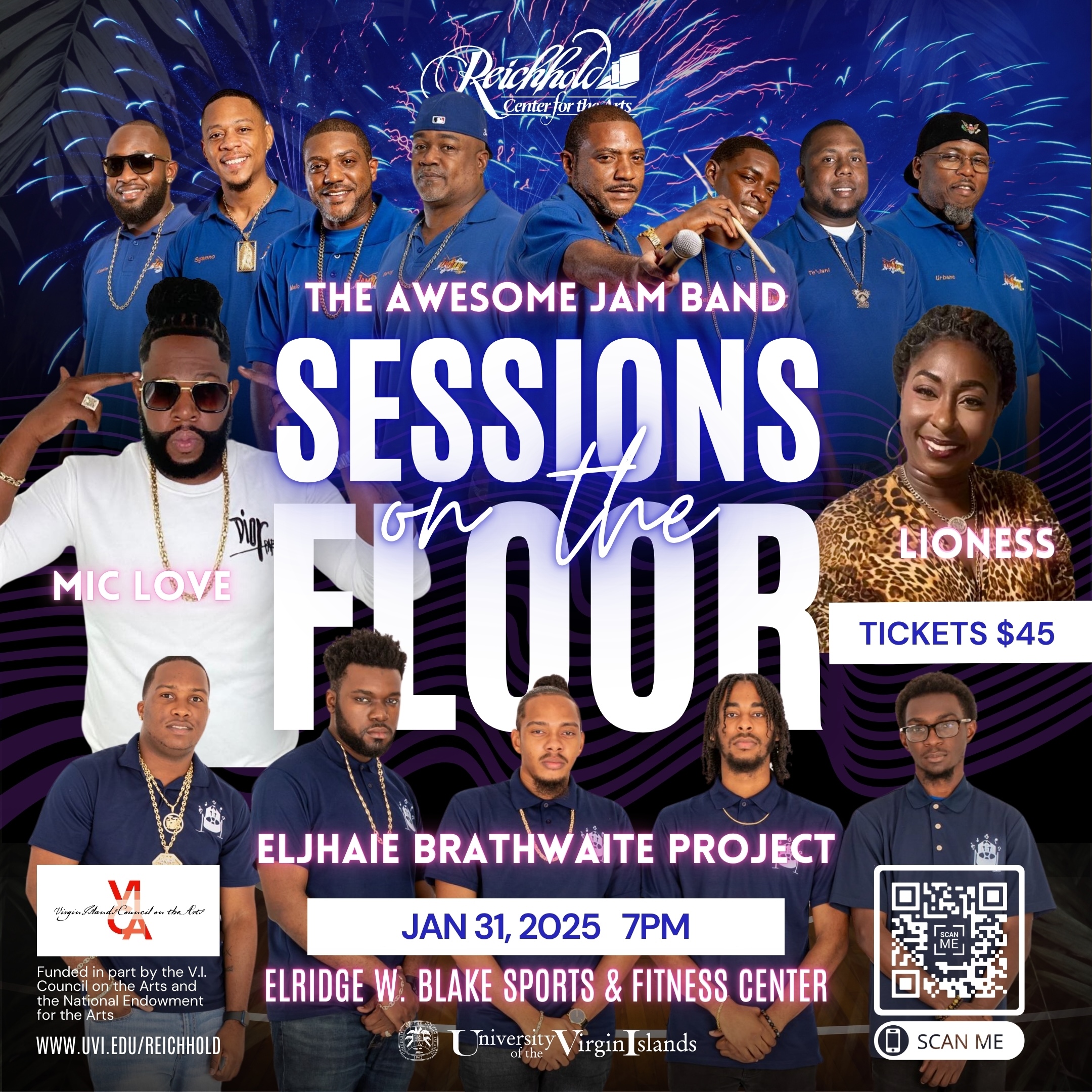 RCA Sessions Sports and Fitness Flyer with Artists